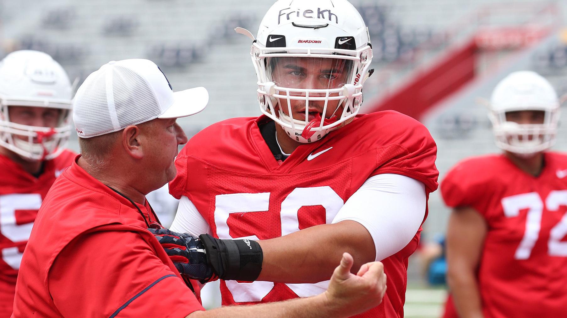 Layth in limbo: Arizona OT Friekh copes with having to sit out Wildcats’ first two games